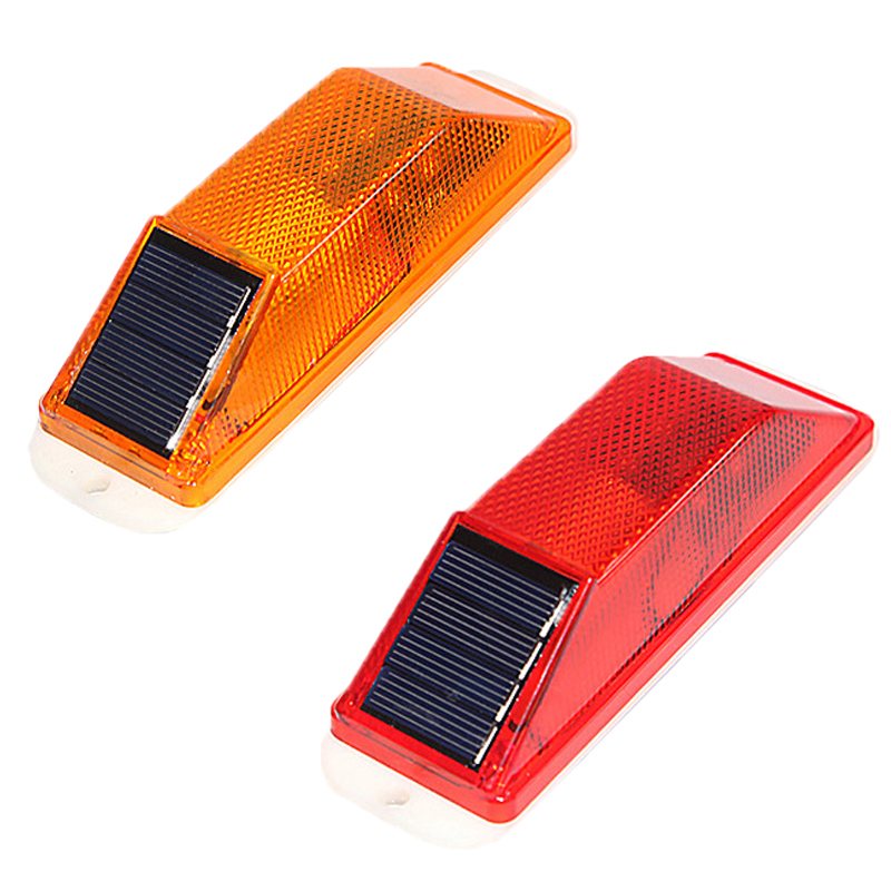 Renewable Energy Solar - ソーラーストロボ警告 LED ランプストロボフラッシュ交通注意ライトチップ制御ブリッジ充電式夜間運転安全ライト