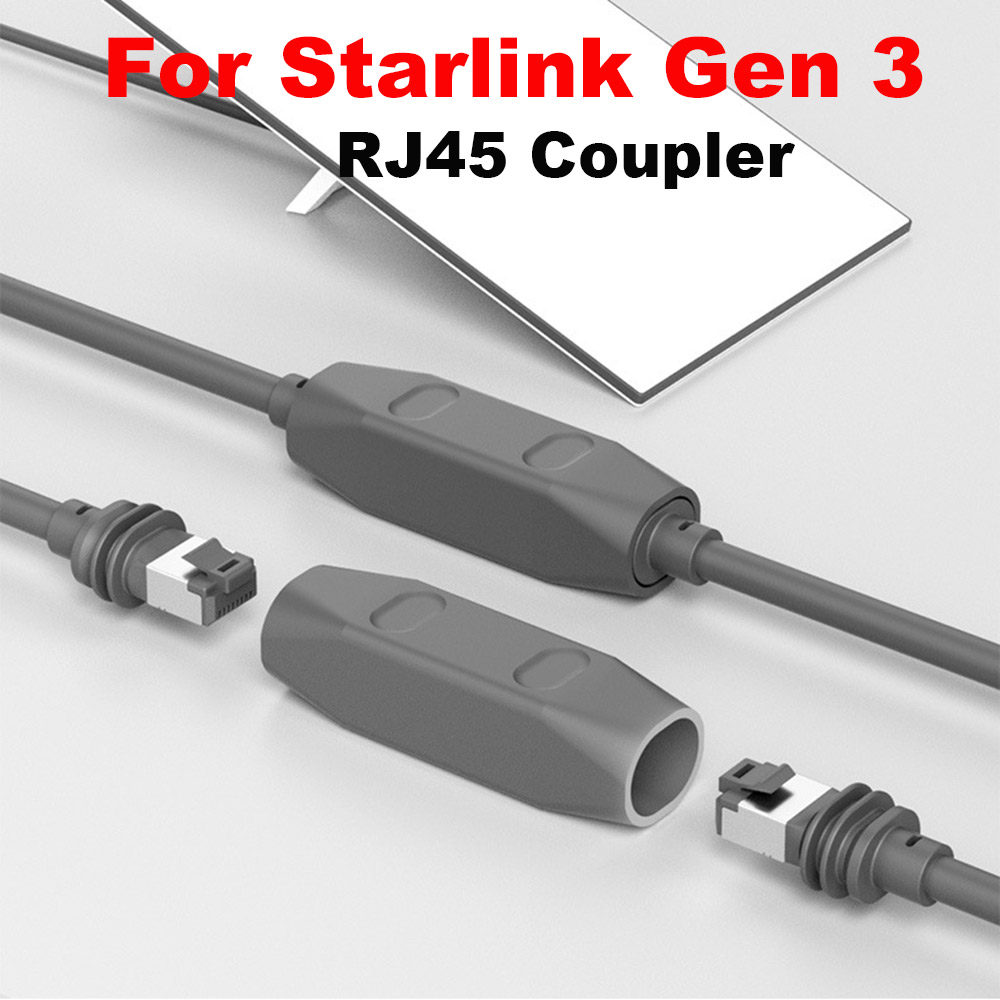 Cable Gland Waterproof - Starlink Gen 3用ケーブルカプラー IP68防水コネクター RJ45ケーブルへの延長線 Starlink