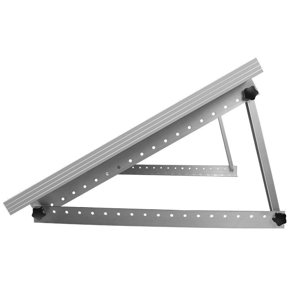 Solar Panel Tilt Mount - Renogy-調整可能なソーラーパネル取り付けブラケット,rv屋根とボート用の平らな面に折りたたみ式の傾斜脚,28インチ,オフグリッド