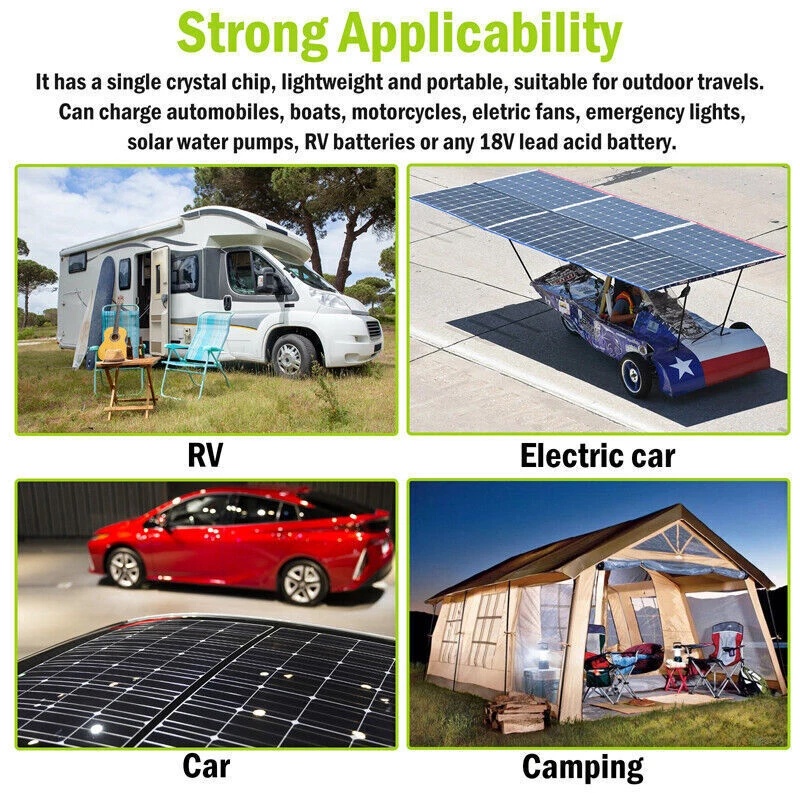 400W セミフレキシブルソーラーパネルキット PWM ソー - Rv Solar Kit 400W のレビューと価格