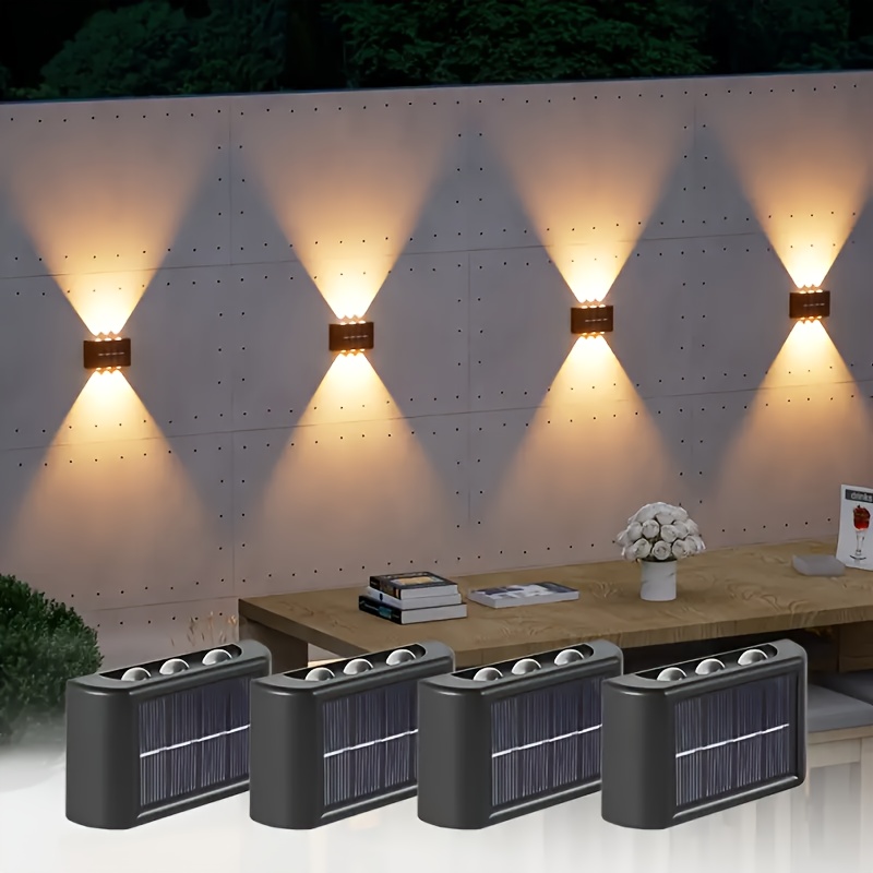LEDソーラーライト 屋外防水 ソーラーウォールランプ 上下 - Renewable Energy Solar のレビューと価格