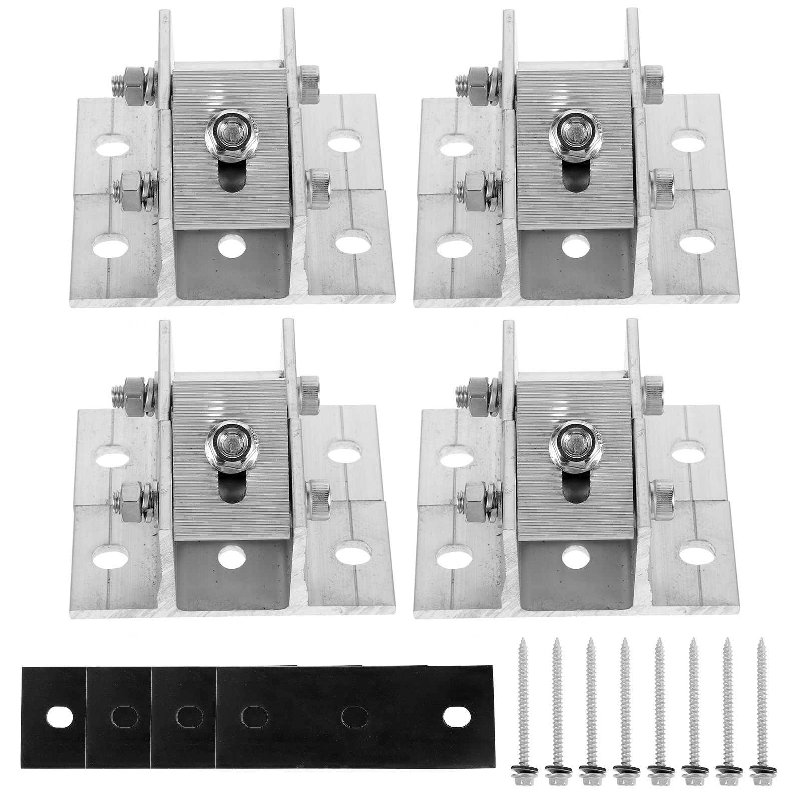 4 個のソーラーパネル取り付けブラケット調整可能な傾斜角アル - Solar Panel Tilt Mount のレビューと価格