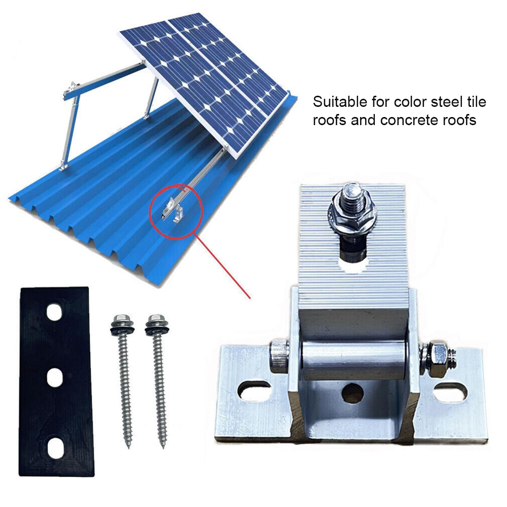 2個入り アルミ製ソーラーパネルブラケット ドリル不要マウン - Solar Panel Tilt Mount のレビューと価格