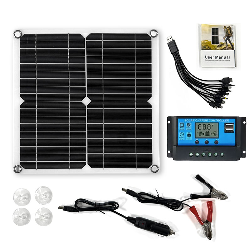 完全なデュアルソーラーパネルキット,太陽電池コントローラー, - Rv Solar Kit 400W のレビューと価格