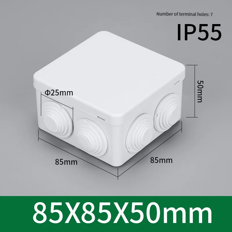 85 * 85 * 50 屋外 Ip55 プラスチック防水ボ - Cable Gland Waterproof のレビューと価格
