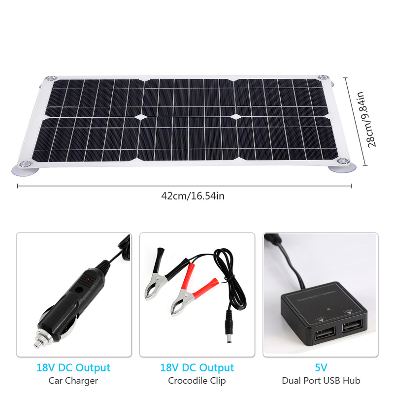 電話用ソーラーパネルキット,セルパワーバンク,充電バッテリー - Rv Solar Kit 400W のレビューと価格