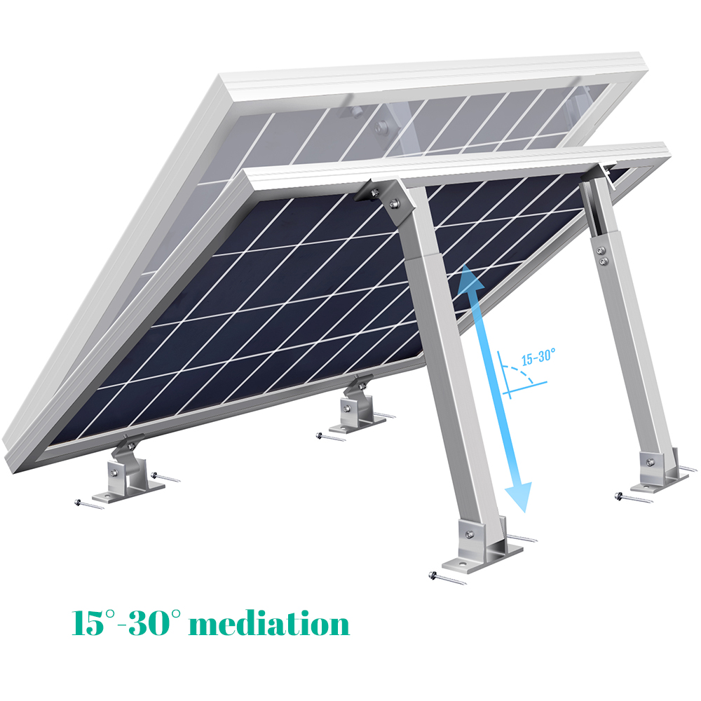 調整可能なソーラーパネル取り付けブラケット 15-30度傾斜 - Solar Panel Tilt Mount のレビューと価格