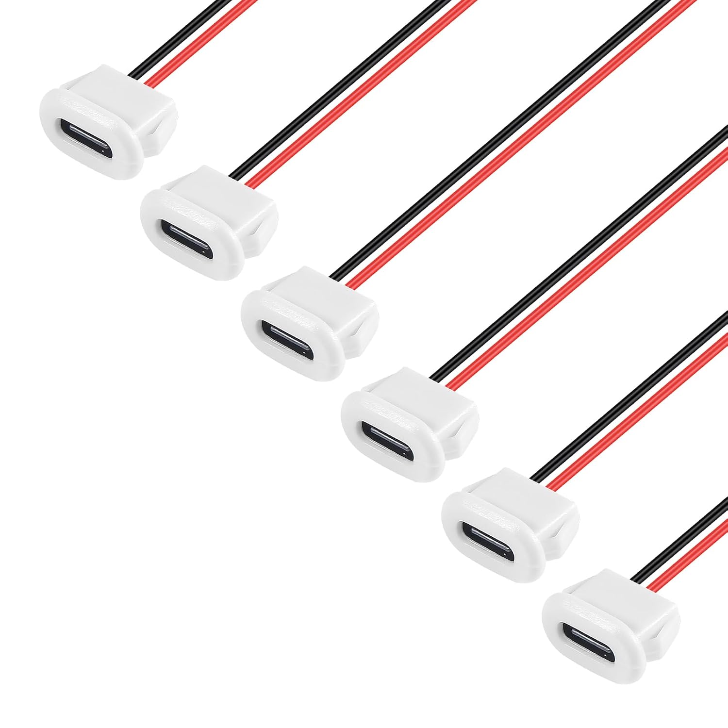 8個入り USB電源コネクタ USB-Cプラグ - 2ピン裸 - Cable Gland Waterproof のレビューと価格