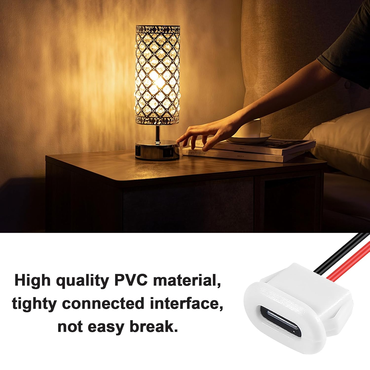 8個入り USB電源コネクタ USB-Cプラグ - 2ピン裸 - Cable Gland Waterproof のレビューと価格