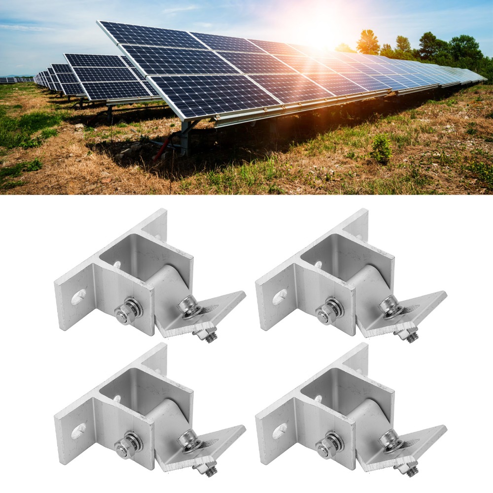 4 個の調整可能な傾斜角ソーラーパネル取り付けブラケットマウ - Solar Panel Tilt Mount のレビューと価格
