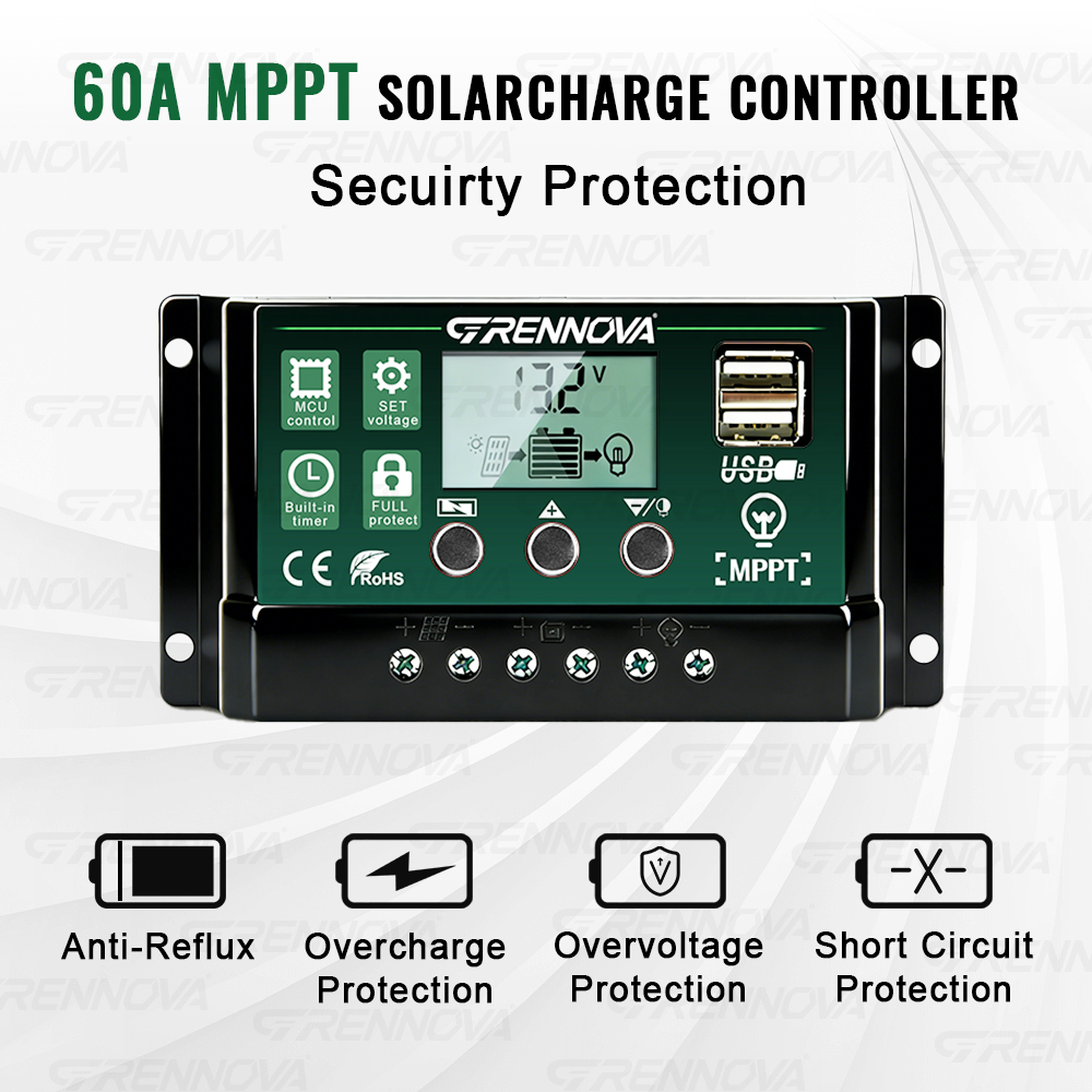 500Wピーク純正弦波ソーラーオフグリッドキット、50Wパネ - Rv Solar Kit 400W のレビューと価格