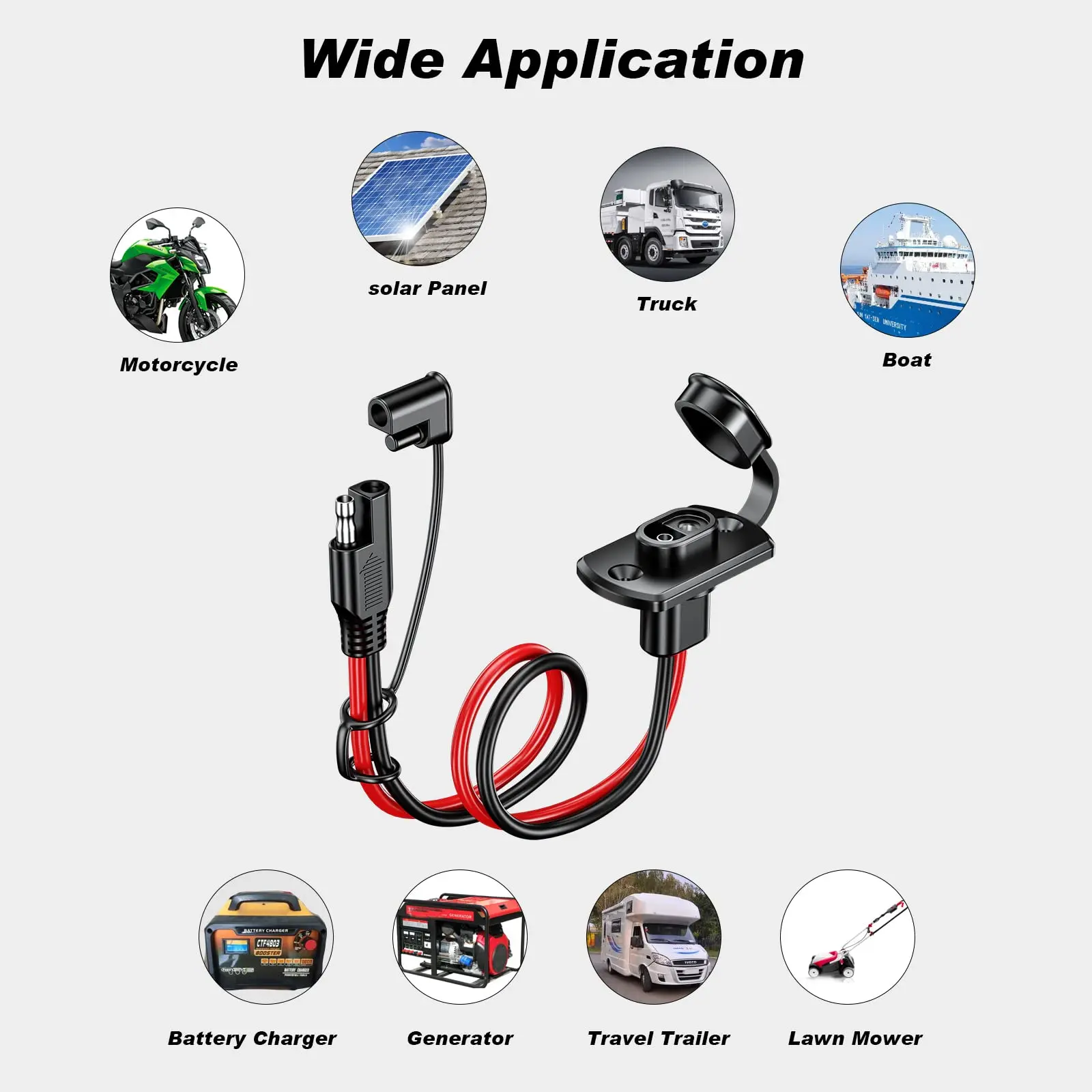 ZHIYU 防水 SAE クイックコネクターハーネス SAE - Cable Gland Waterproof のレビューと価格