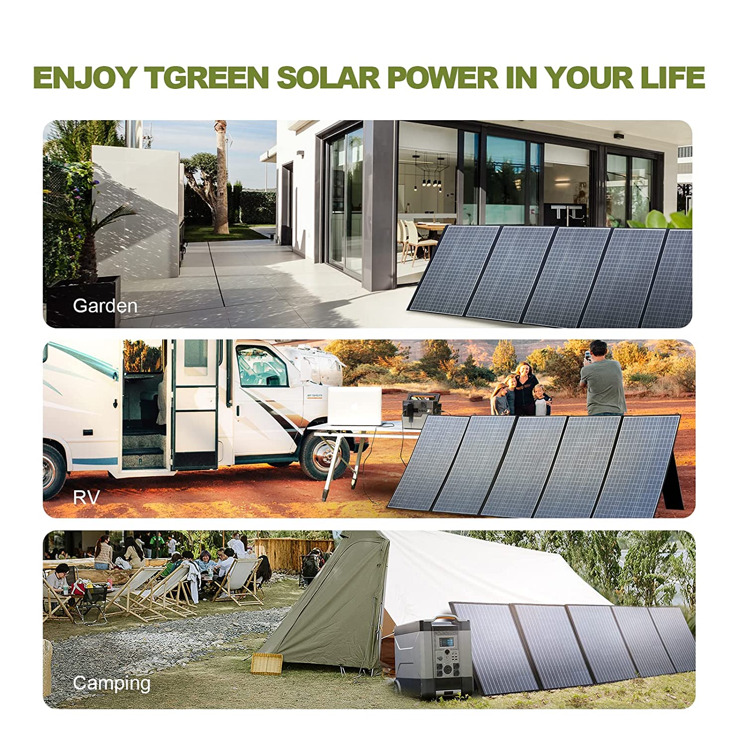 ALLPOWERS 折りたたみ式ソーラーパネル 400W / - Rv Solar Kit 400W のレビューと価格
