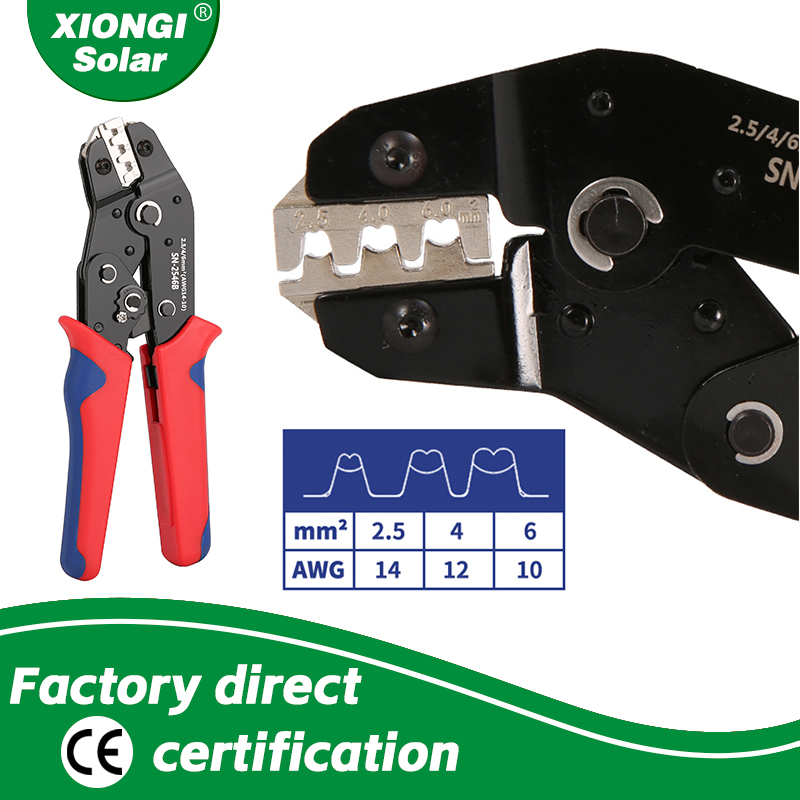 SN-2546B 太陽光発電コネクタプライヤー圧着工具セット - Mc4 Crimping Tool のレビューと価格